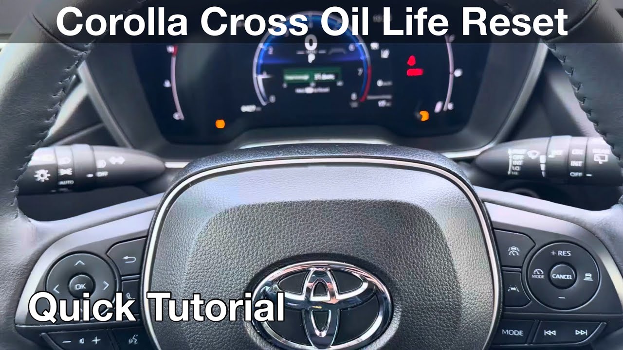 2023 Toyota Corolla Cross How to Reset Scheduled Maintenance And Oil change Message