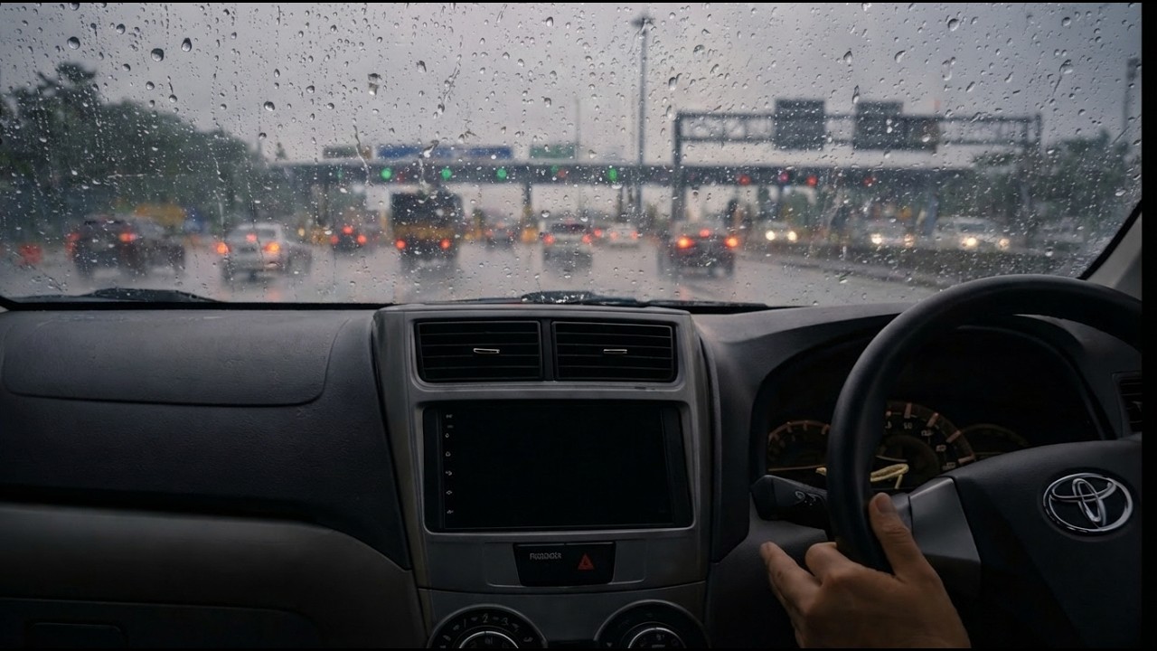 Rain on Windshield – Driving ASMR 2H Deep Sleep Soundscape