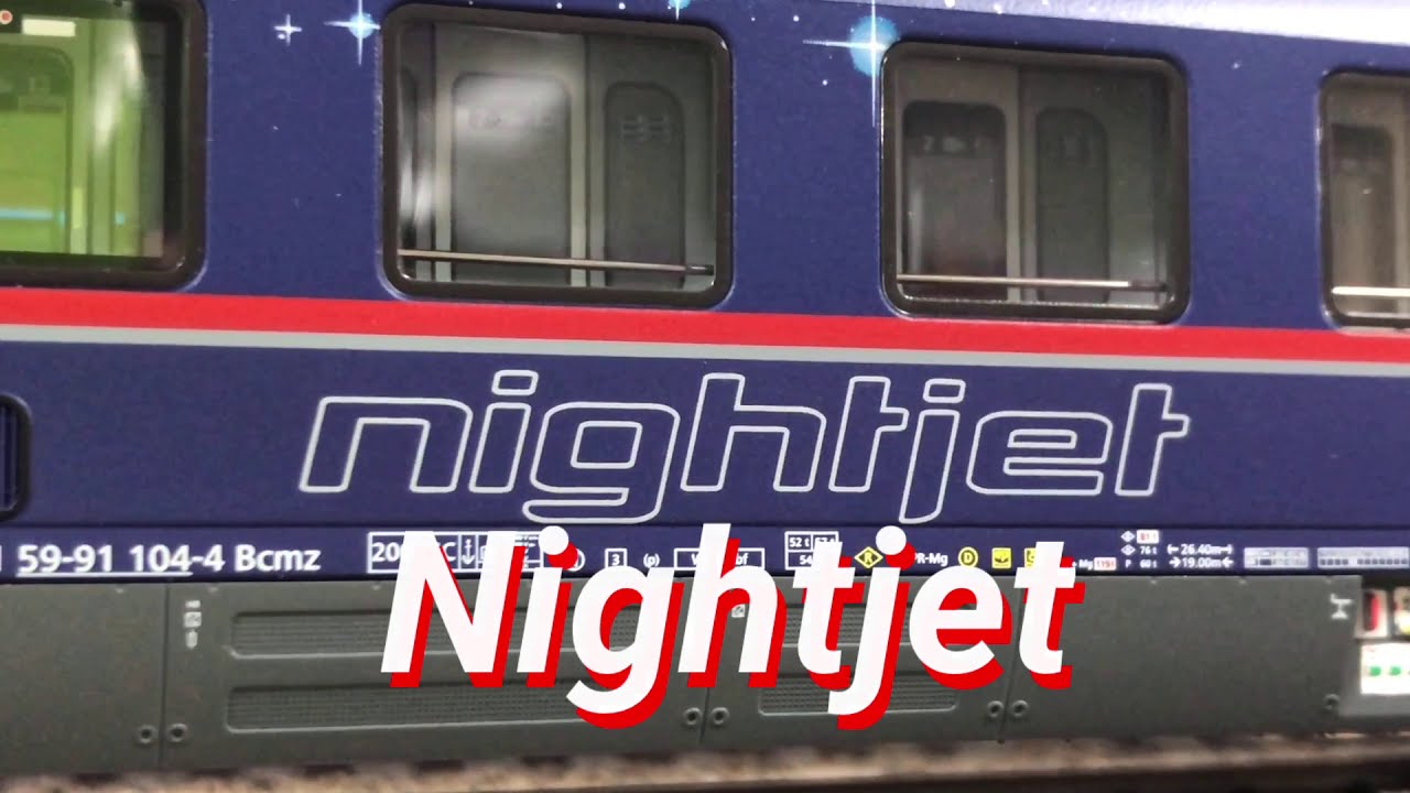 OeBB Nightjet　LsModels/PIKO/Roco　エルマートレイン　HOゲージ製品紹介