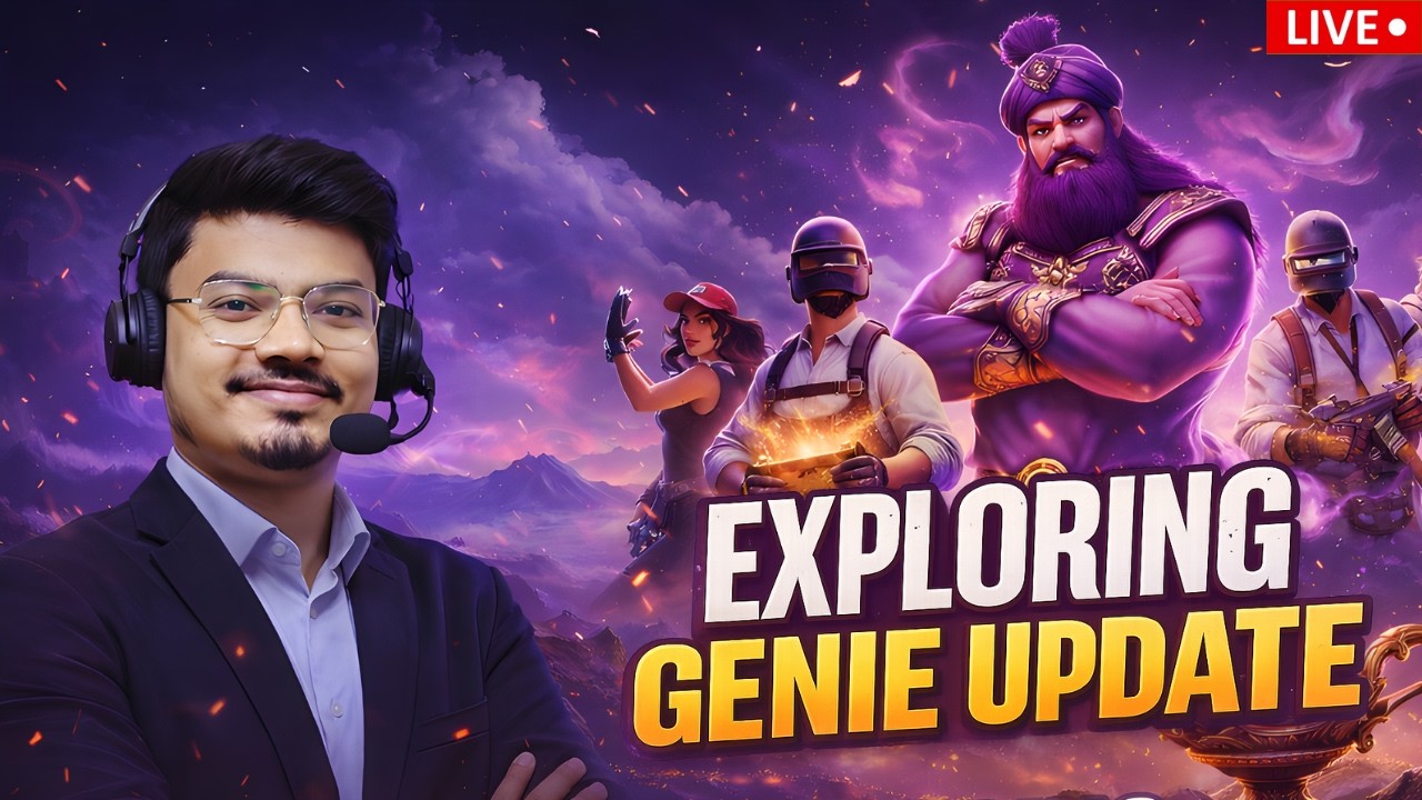 BGMI Genie Update LIVE 🔥 | Exploring New Features | Caster Indian