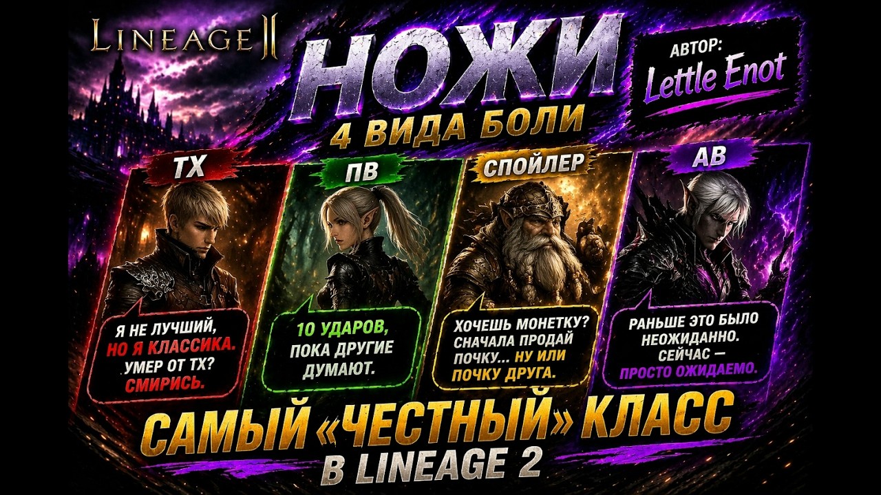 А ЧТО ЕСЛИ СТАРТАНУТЬ НОЖОМ?! ● Lineage 2 main. Sakura Isle ●