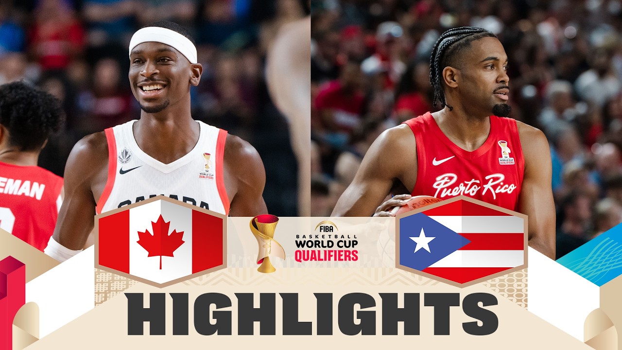 Canada 🇨🇦 v Puerto Rico 🇵🇷 | Highlights | FIBA Basketball World Cup 2027 Americas Qualifiers