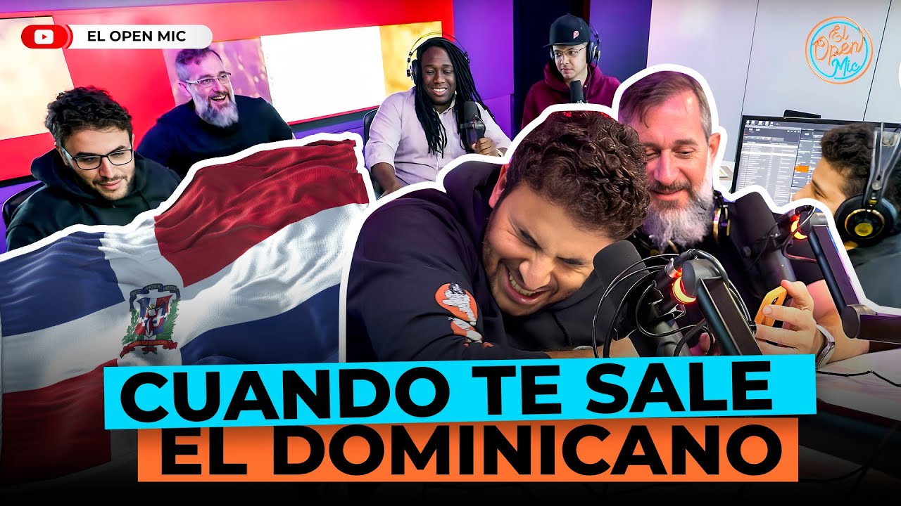 CARLOS SÁNCHEZ IRRUMPE EN CABINA, CUANDO TE SALE EL DOMINICANO (EL OPEN MIC)
