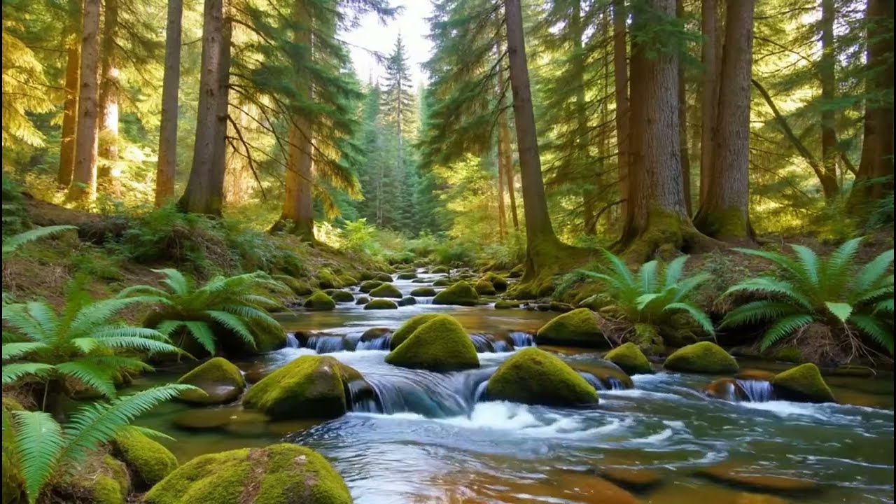 Fall Asleep Fast with River Sounds and Native American Flute