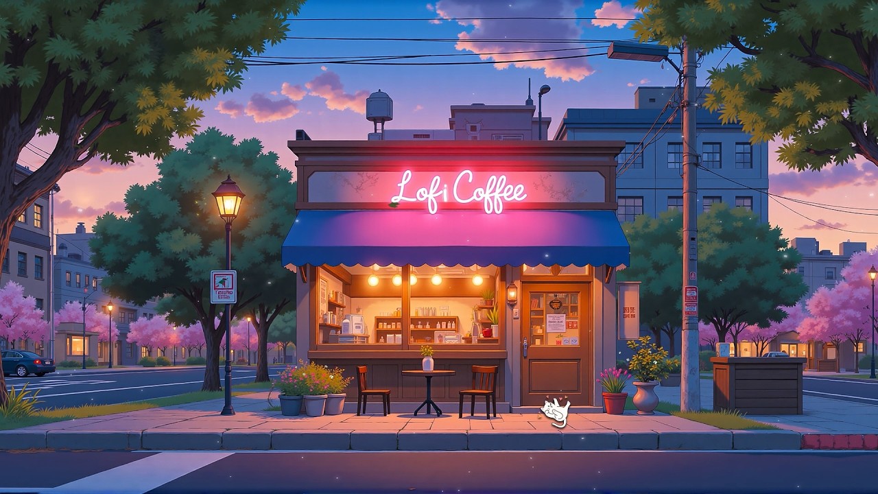 You Found This Coffee Shop for a Reason ☕ Calm Night Lofi to Relax & Focus 🌙Lofi Hiphop ~ Lofi Chill