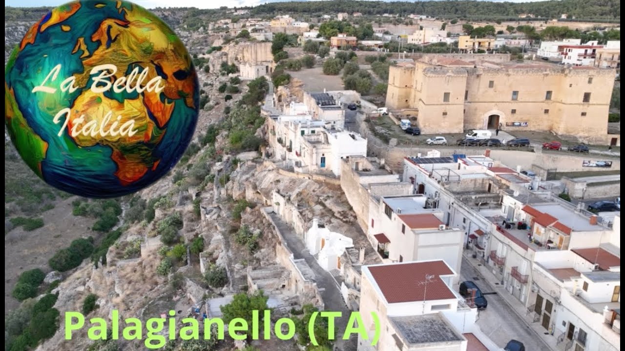Video con drone di Palagianello (TA) - Puglia - Italia