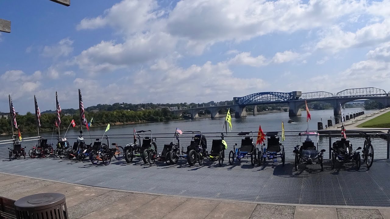 Recumbent Trikes on the Tennessee Riverwalk - Chattanooga