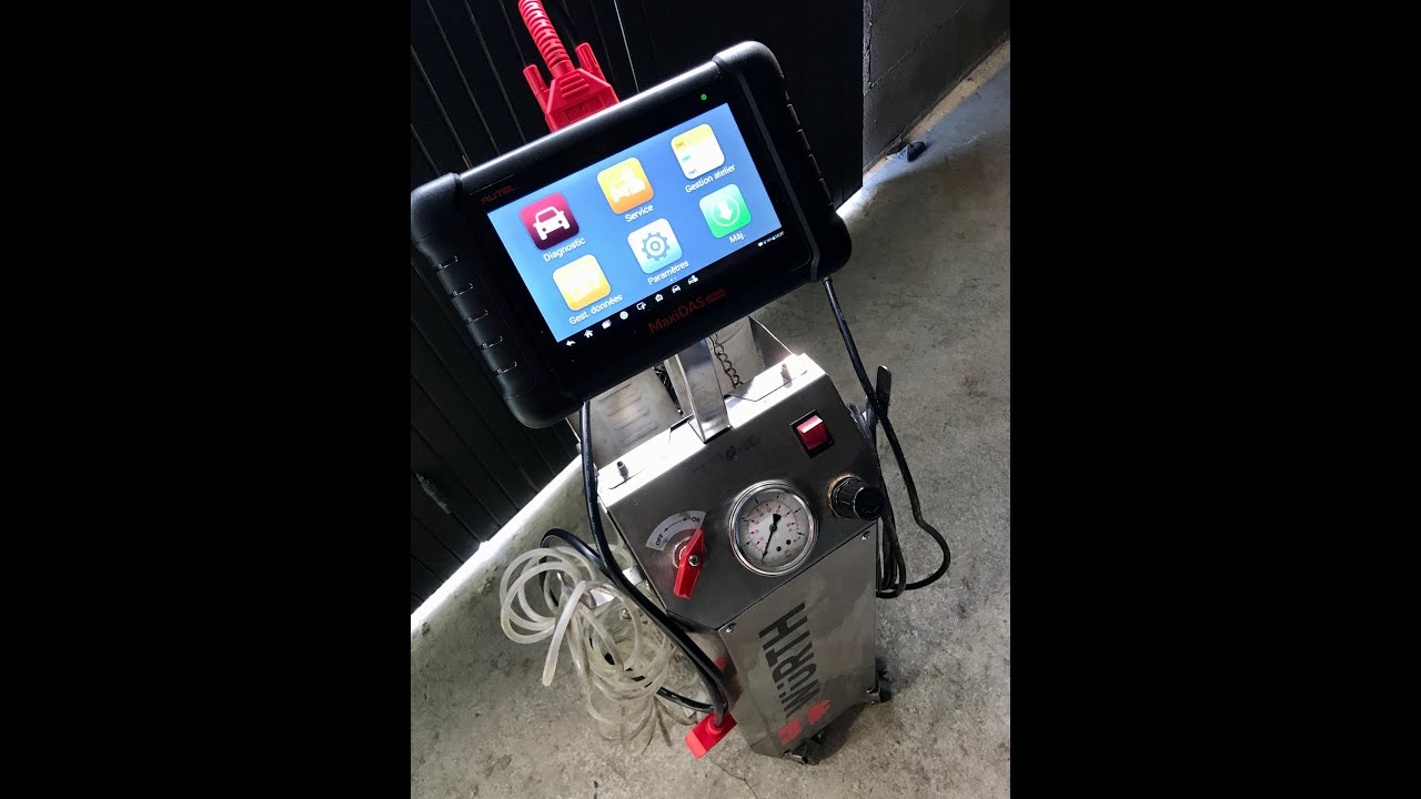 AUTEL DS808 Purge de liquide de freins avec système ABS