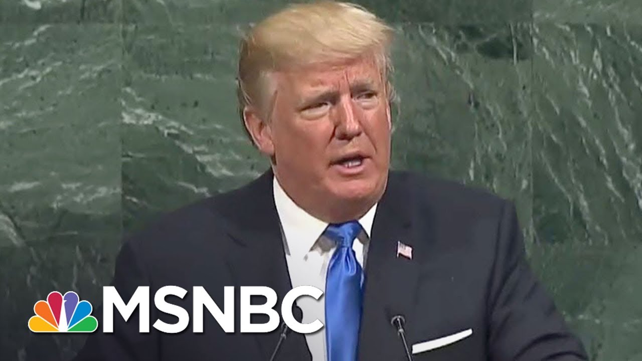 Donald Trump Threatens North Korea & Declares 'America First' At UN | The 11th Hour | MSNBC