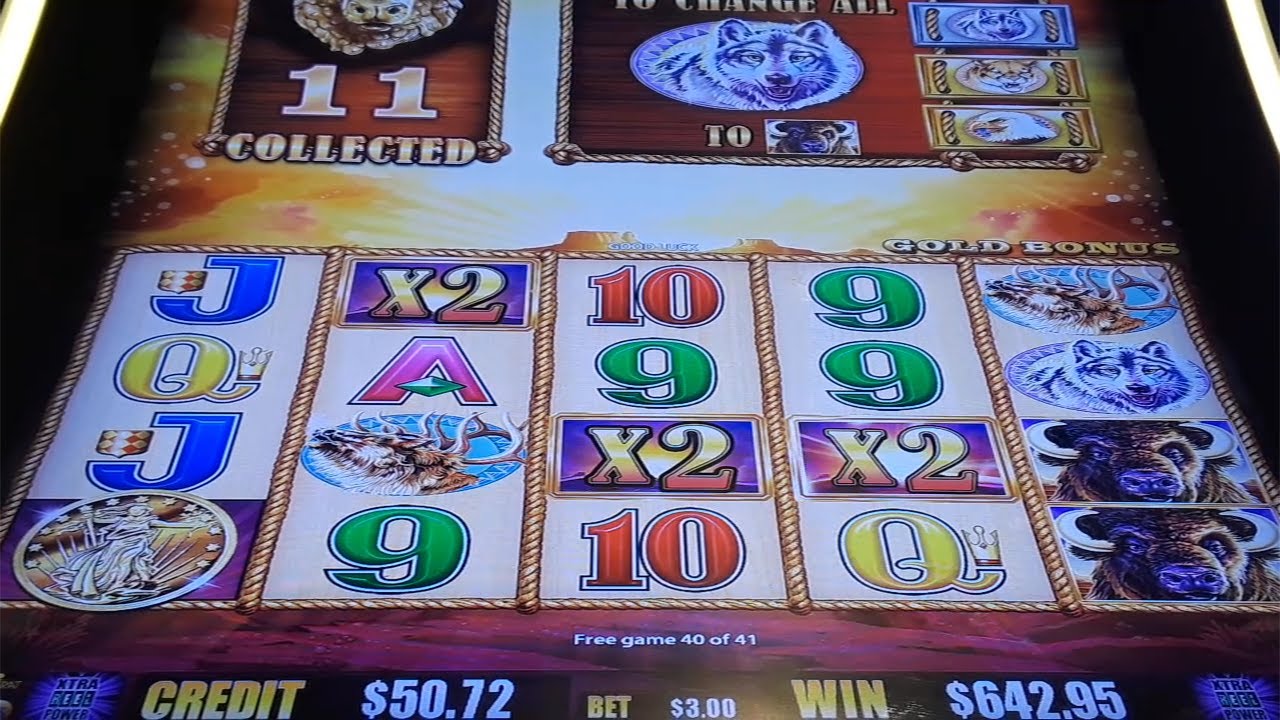 41 Free Games LOVELY 3 SUNSETS x2x2x2 HUGE BONUS WIN On Buffalo Gold Slot Machine - SunFlower Slots