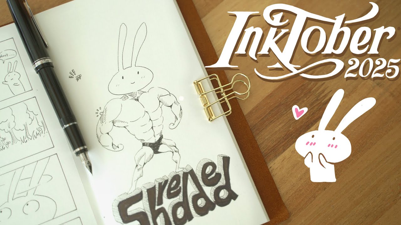 Тур по скетчбукам Inktober 2025