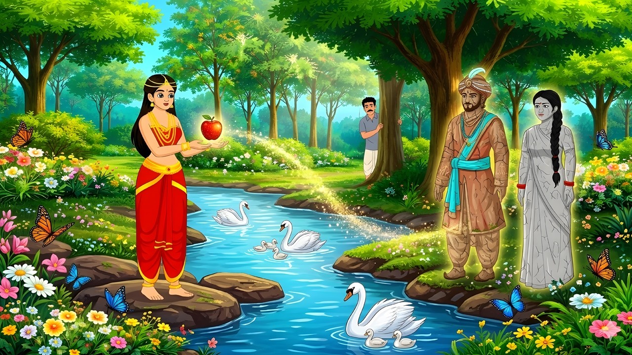 भाग्य का लिखा दासी बनी महारानी | cartoon | moral story |Hindi Kahani