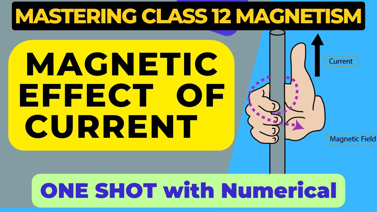 🔴 Mastering the Magnetic Effect of Current Class 12 Physics | Electricity and Magnetism in One Shot