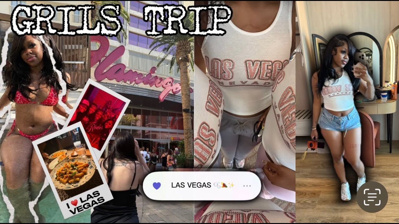 WE WENT TO VEGASSS💗 | girls trip + grwm + car accident + vegas nightlife
