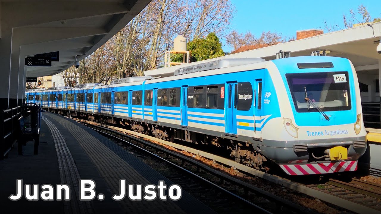 Trenes en Juan B. Justo // Línea Mitre