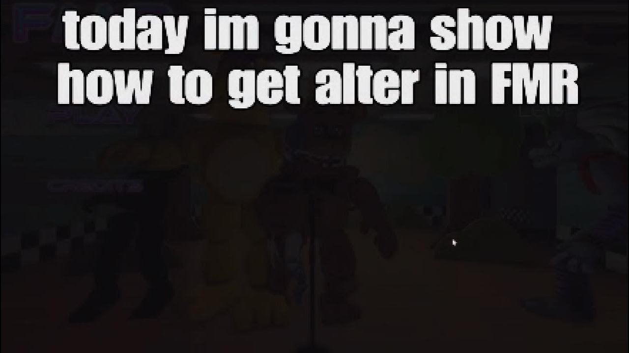 Alter morph guide in fmr (how to get alter morph in fmr roblox)