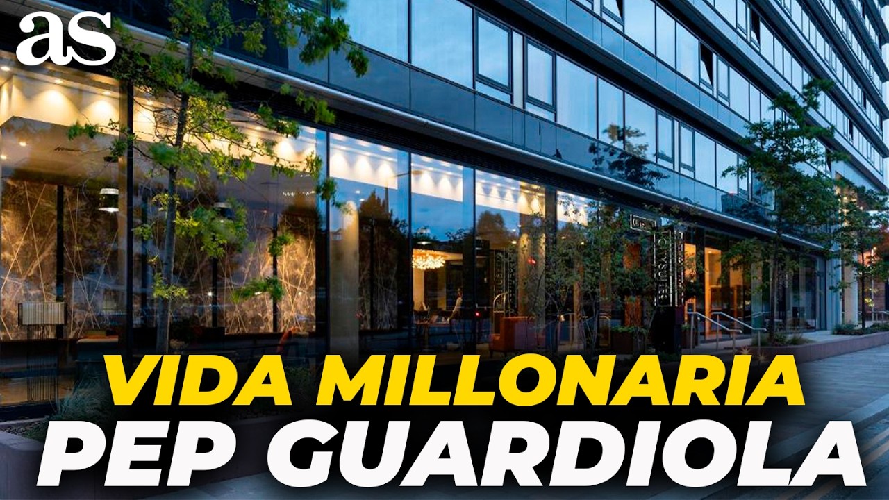 ASÍ es la VIDA de GUARDIOLA en MANCHESTER: piso de 3M  con TODO TIPO de LUJOS