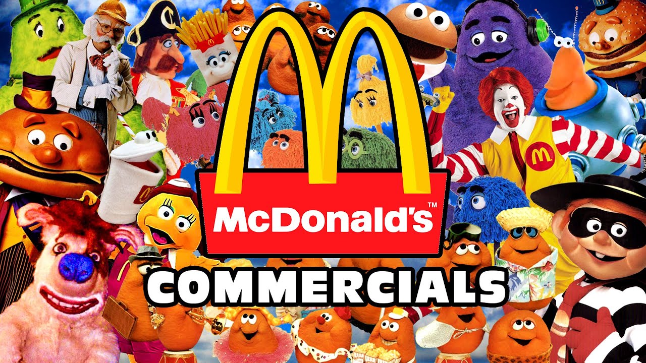 McDonald&rsquo;s Commercials (1963-2025) McDonaldLand Through the Decades | Full Vintage Ad Compilation