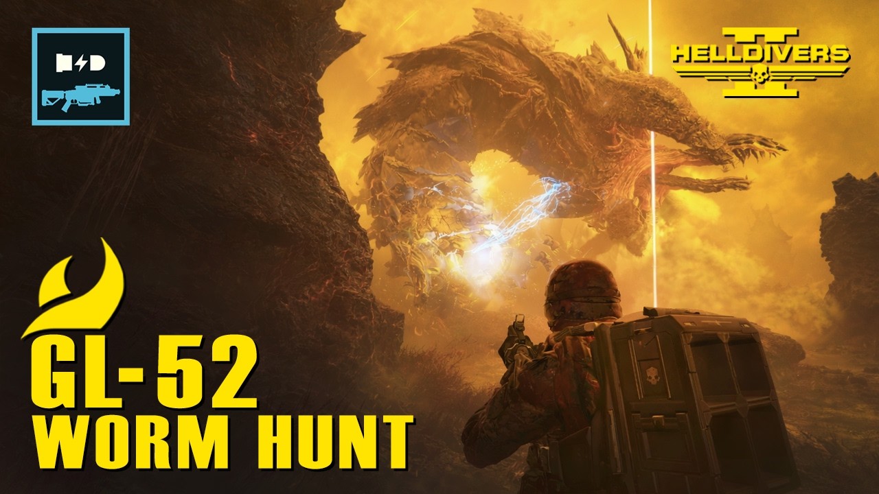 Helldivers 2 &ndash; GL-52 vs Omicron | Full Squad Worm Hunt | Deathless Full Clear | Super Helldive