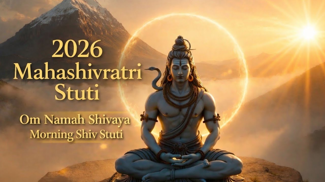 ॐ नमः शिवाय शान्ताय 🙏 | Morning Shiv Stuti | Mahashivratri Special 2026 | Har Har Mahadev 🔱