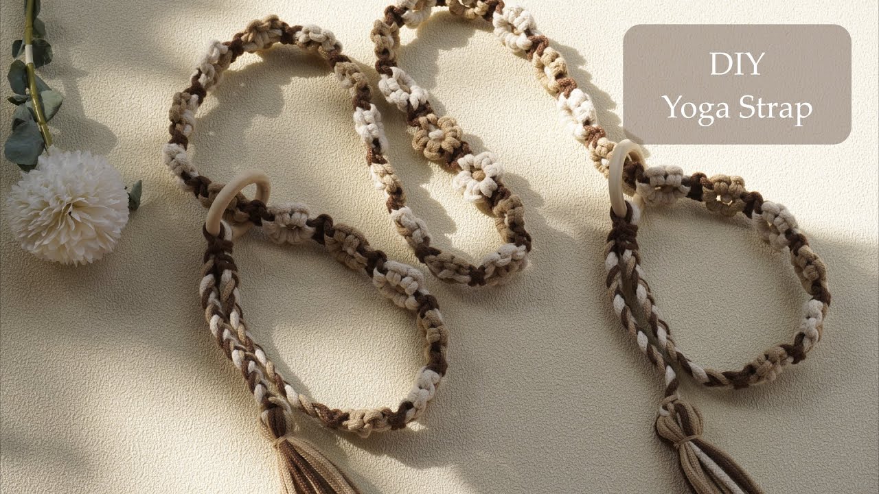 DIY| Yoga Strap Tutorial for All Skill Levels: Step by Step Macrame Accessory Guide