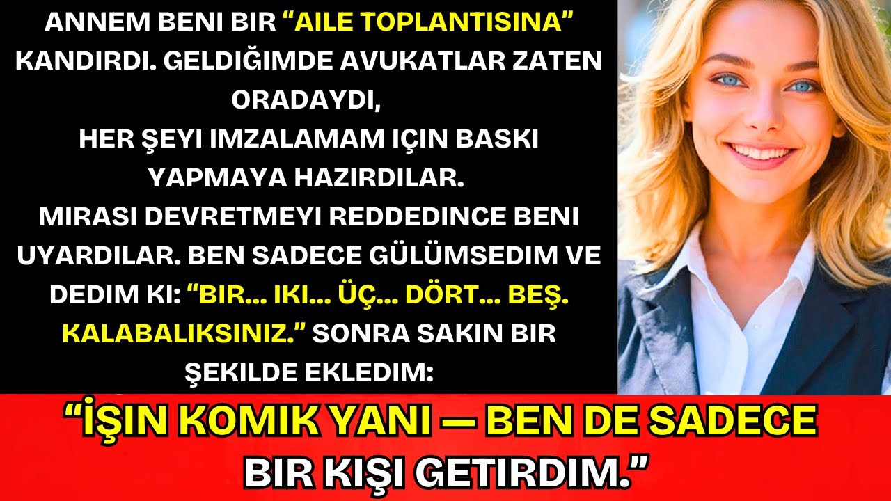 Annem Beni Aile Toplantısına Kandırdı—Mirası Vermeyi Reddedince, Onlar…