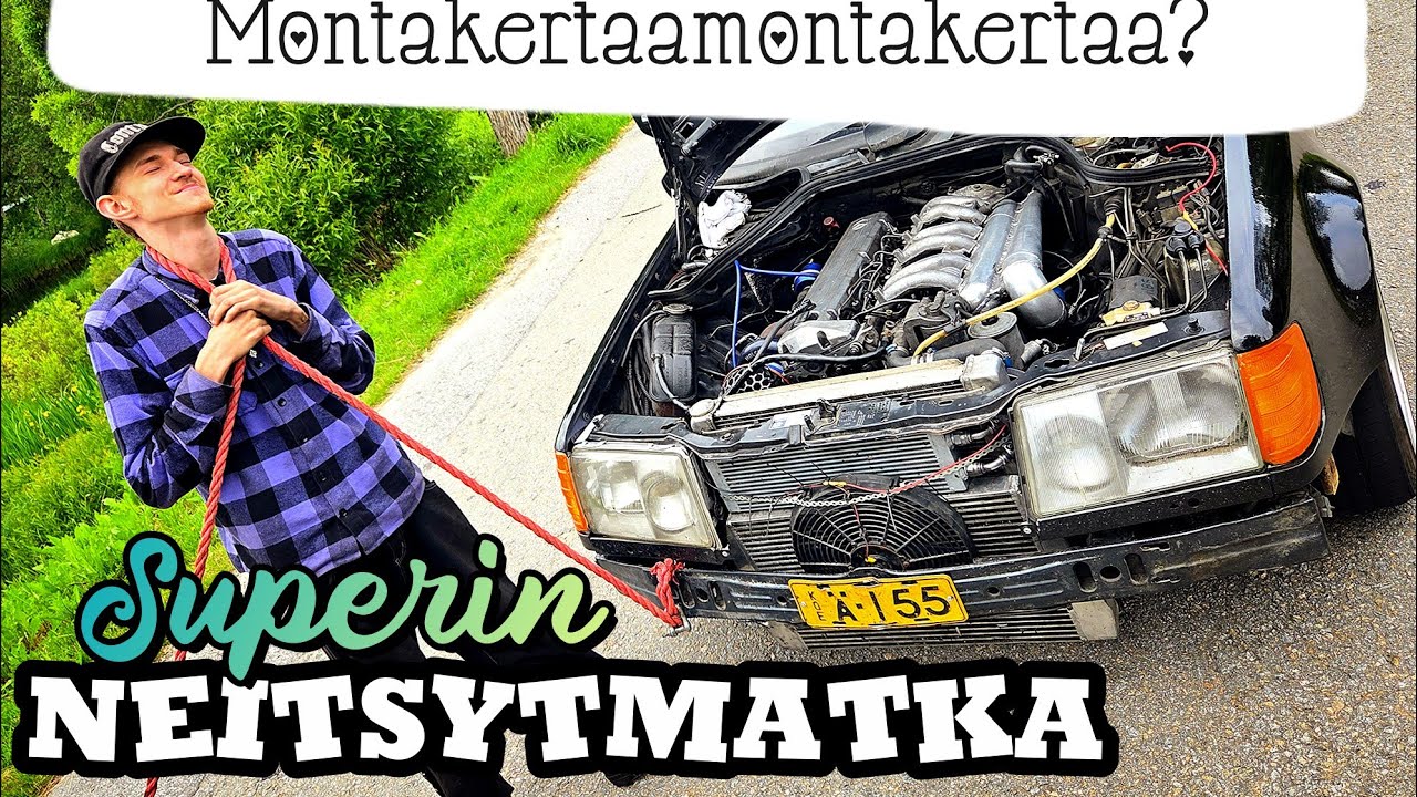 EP Mersumiitti 2025  - Pysyykö vehkeet nipussa ? #mercedesbenz #s124 #superturbo #w124 #turbodiesel 