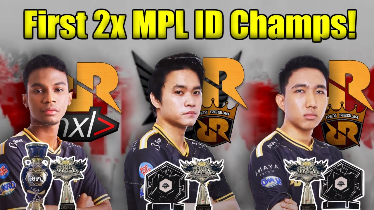 Mobile Legends - FIRST 2X MPL INDONESIA CHAMPIONS! (LEMON,TUTURU & LJ)