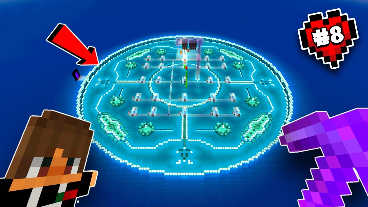 Construí La MEJOR GRANJA de GUARDIANES en HARDCORE Bedrock