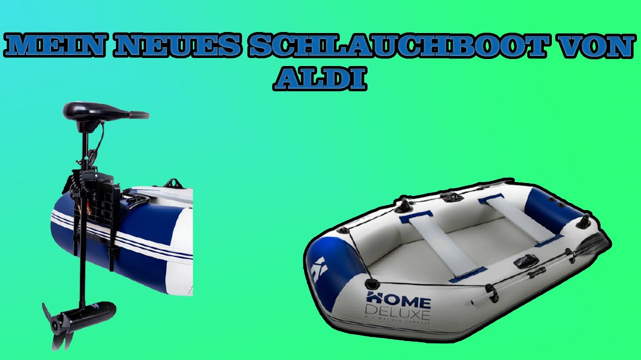 Schlauchboot Pike Sport     Mein Neues Schlauchboot mit E-Motor