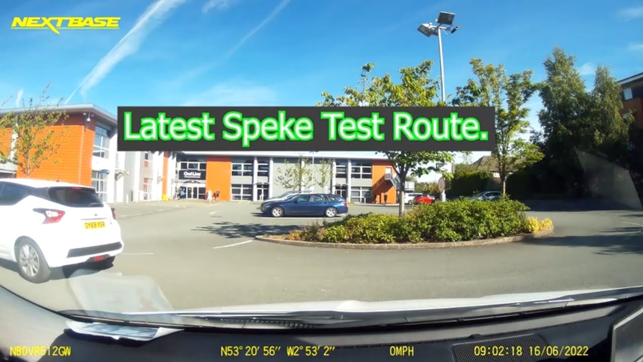 Latest Speke Test Route.