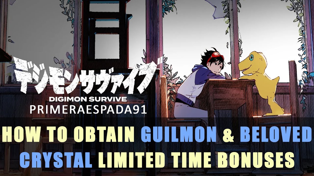 Digimon Survive: How to Obtain Guilmon and Beloved Crystal Limited Time Bonuses