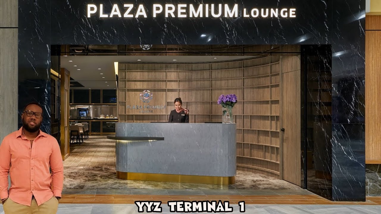 Полный обзор зала ожидания Plaza Premium Lounge в аэропорту Торонто Пирсон | YHM to YYZ | 2025