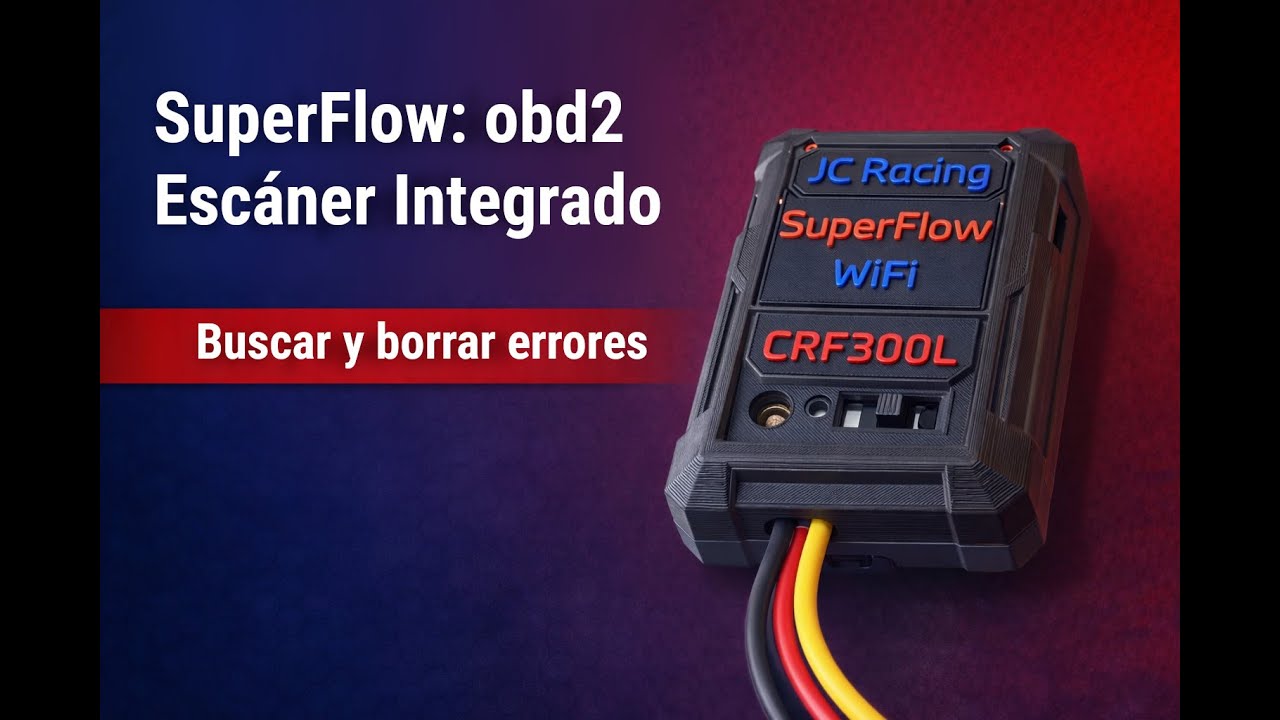 SuperFlow: Gesti&oacute;n de Esc&aacute;ner OBD2 integrado