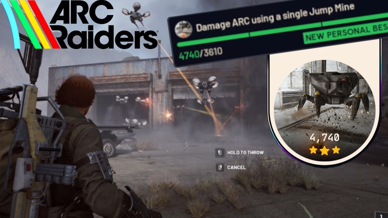 4.7k+ EASY Solo Single Jump Mine Trial - ARC Raiders