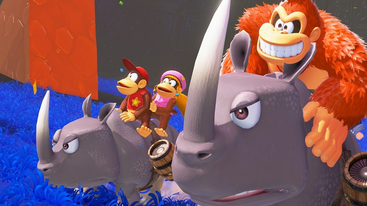 Donkey Kong Bananza Walkthrough 100% HD - 9 Layer 1000 and 1100 and Vs. Re-Peekabruiser