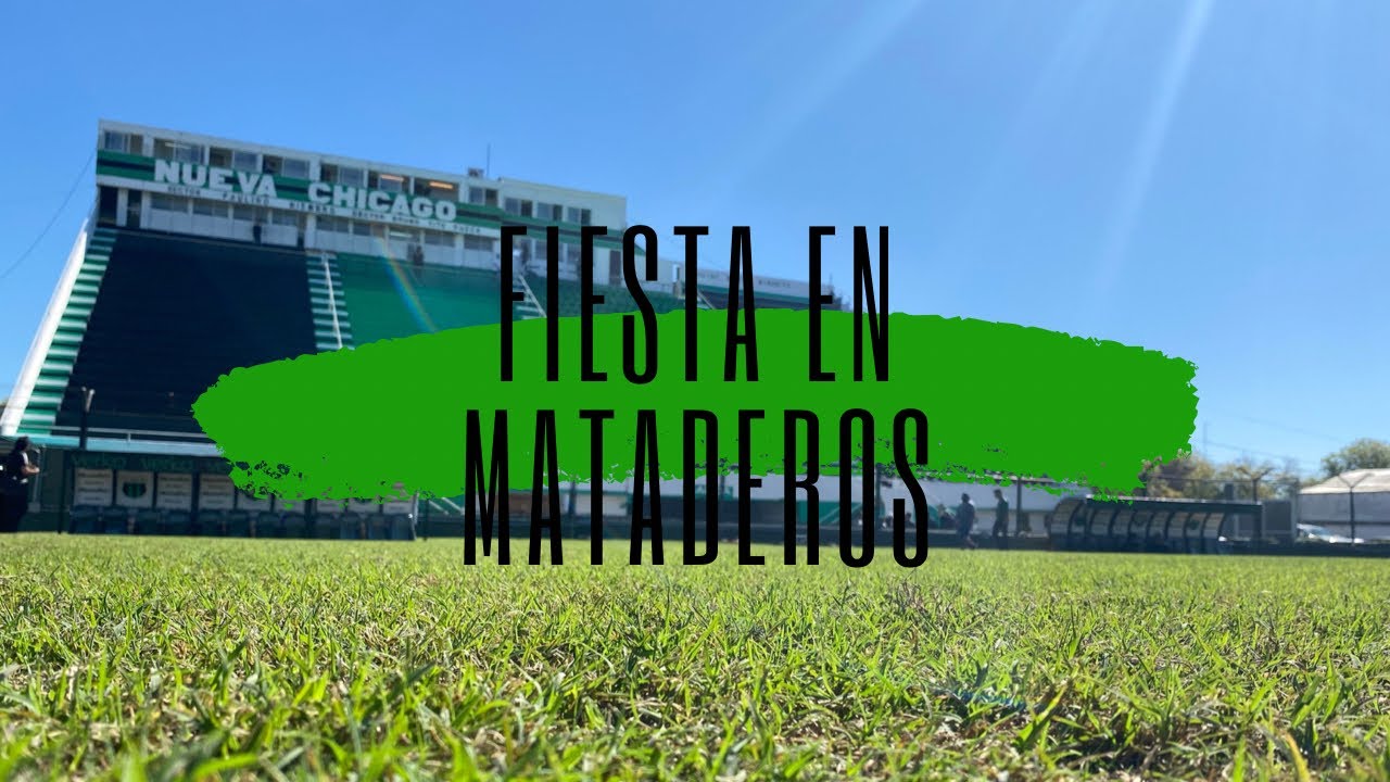FIESTA EN MATADEROS (Nueva Chicago - Ferro 2022) Primera Nacional , Futbol Argentino.