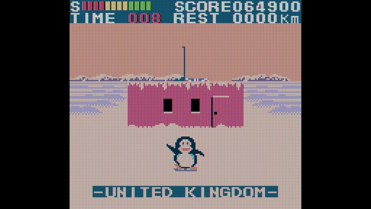 Konami GB Collection Volume 4 - Antarctic Adventure (GBC) Playthrough