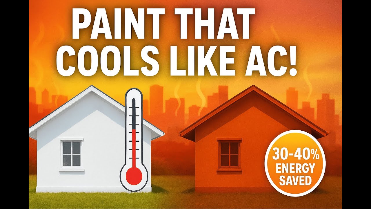 This paint &lsquo;sweats&rsquo; to keep your house cool