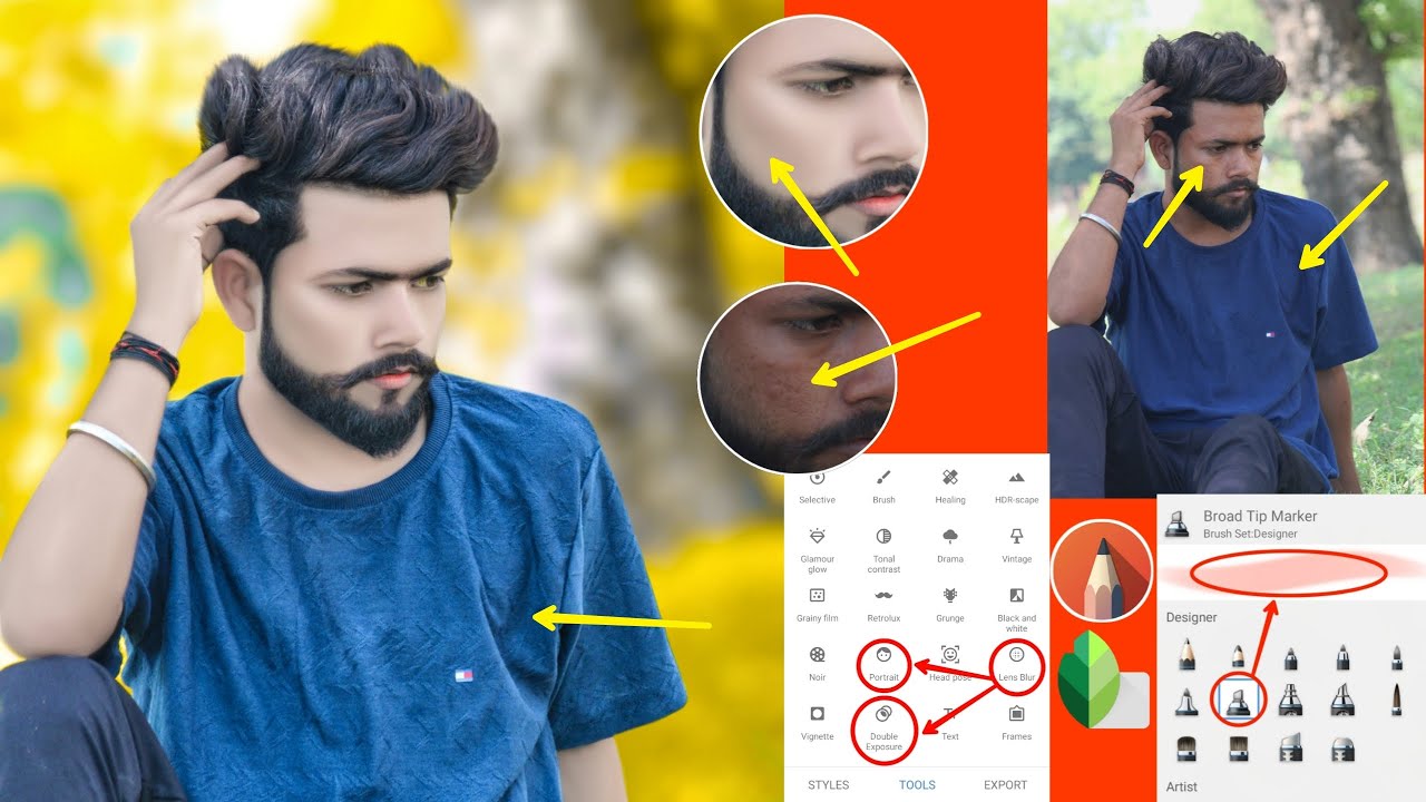 Face Smooth And Hair Editing || Autodesk + Snapseed Editing Tutorial || #rkpsphotoediting ||