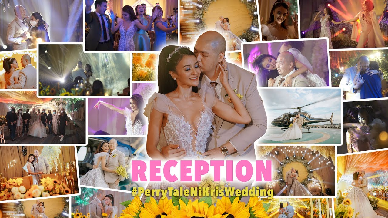 Kris Bernal's Wedding Reception In A SUNFLOWER Field | NEVER-BEFORE-SEEN Footages | #PerryTaleNiKris