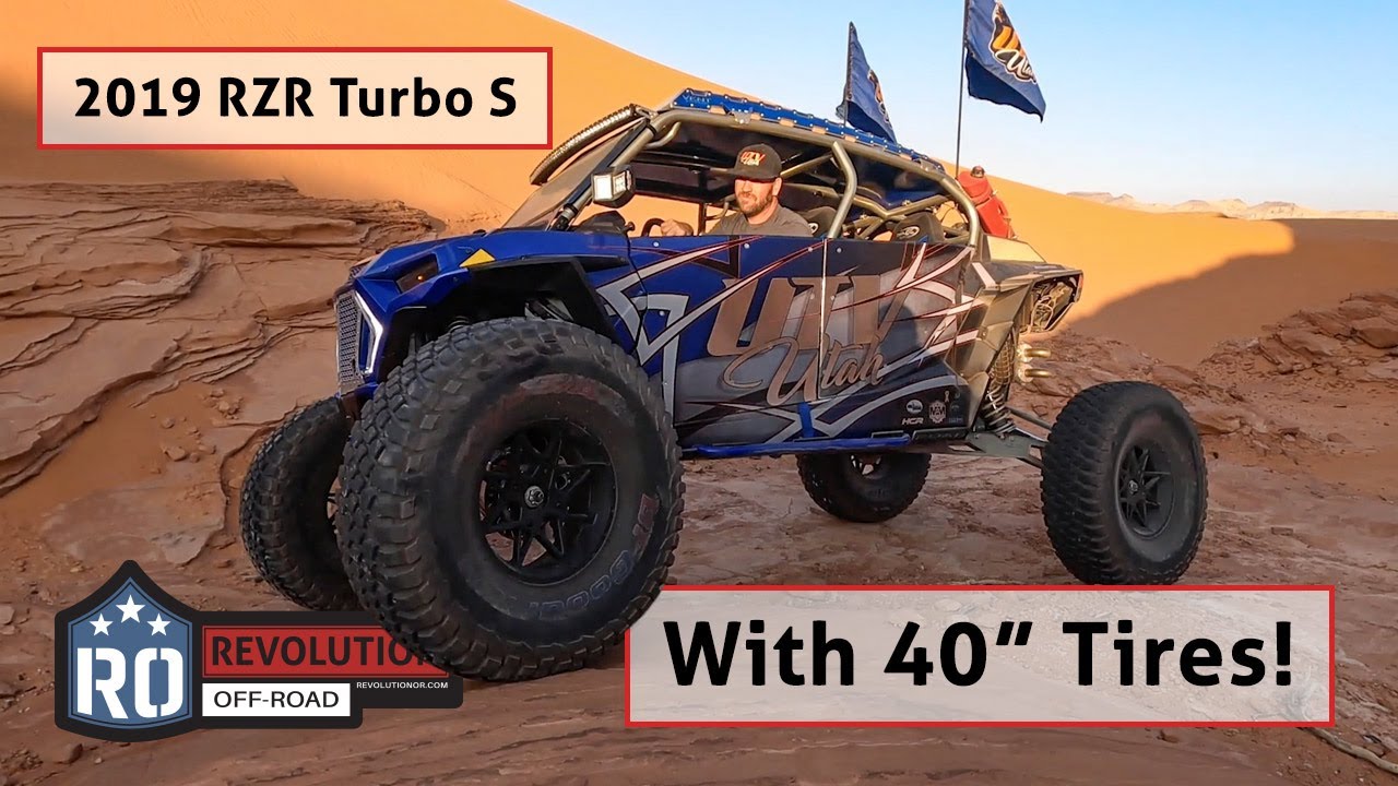 UTV Utah's 2019 RZR Turbo S on 40 Inch Tires