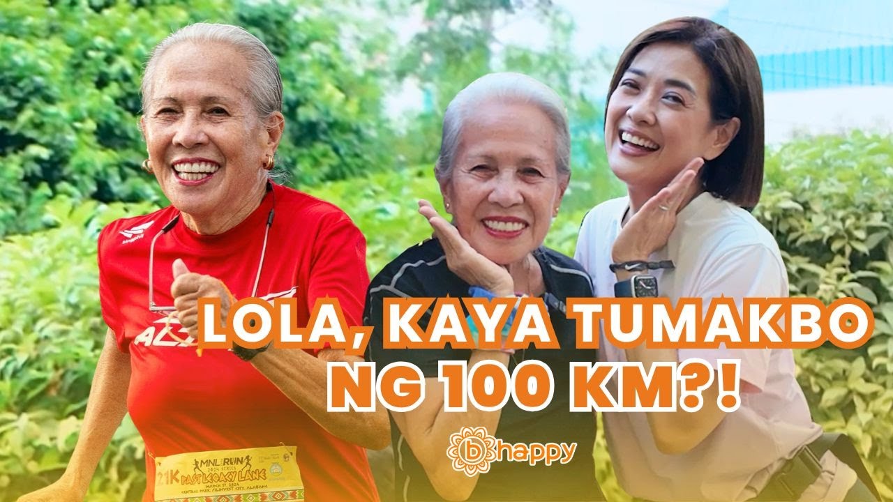 ANG BILIS NG LOLA MO! ANG SIKRETO NG 78 YO LOLA ULTRAMARATHONER!!! | Bernadette Sembrano