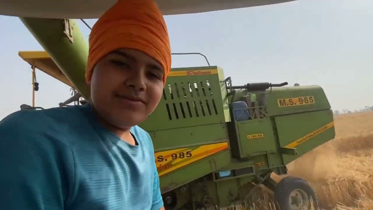 ਕਣਕ ਦੀ ਵਾਢੀ | Harvesting Wheat | Indo - Pak Border Aread