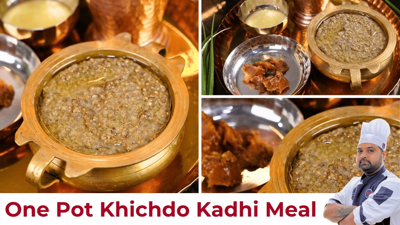 सर्दियों में सबसे सही भोजन | Bajri Khichdo & Kadhi Rajasthani Style