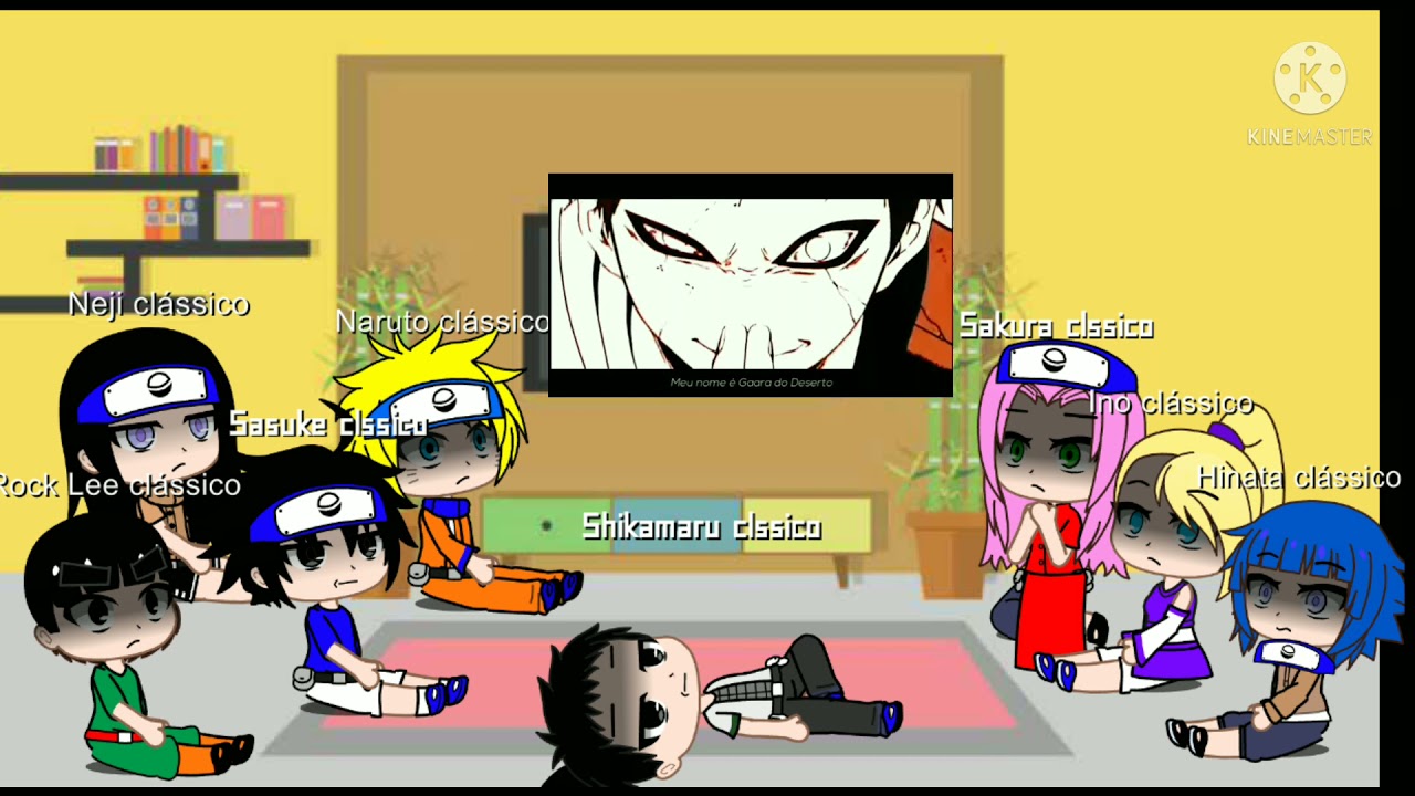 Sala do Naruto clássico reagindo a três raps do Gaara ( 7mz e tauz )