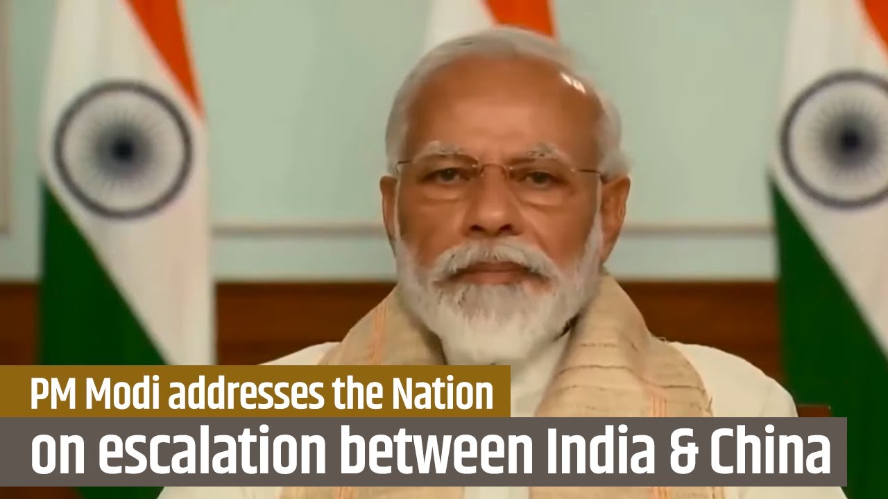 PM Modi addresses the Nation on escalation between India and China | PMO