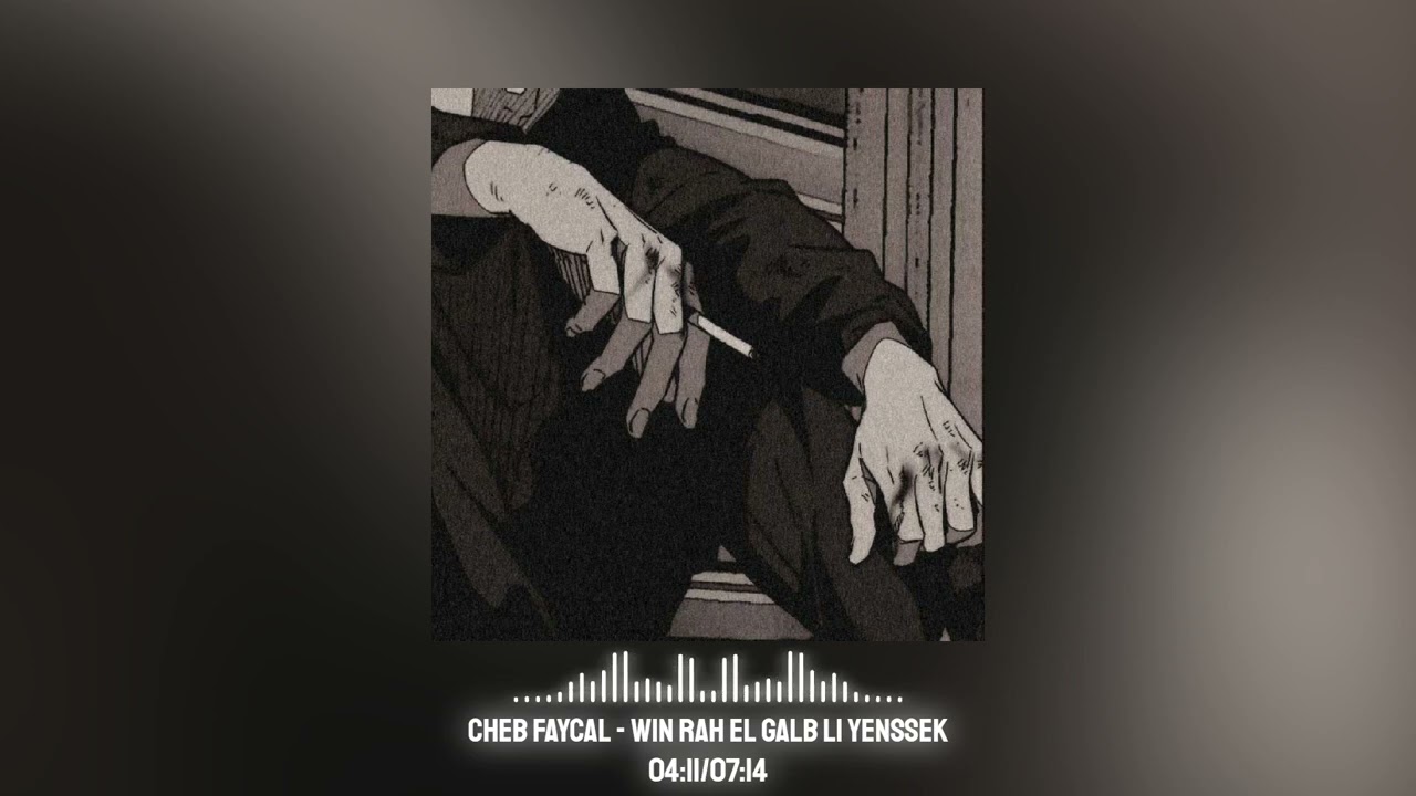 Cheb Faycal - Win rah el galb li yenssek (slowed to perfection + reverb)