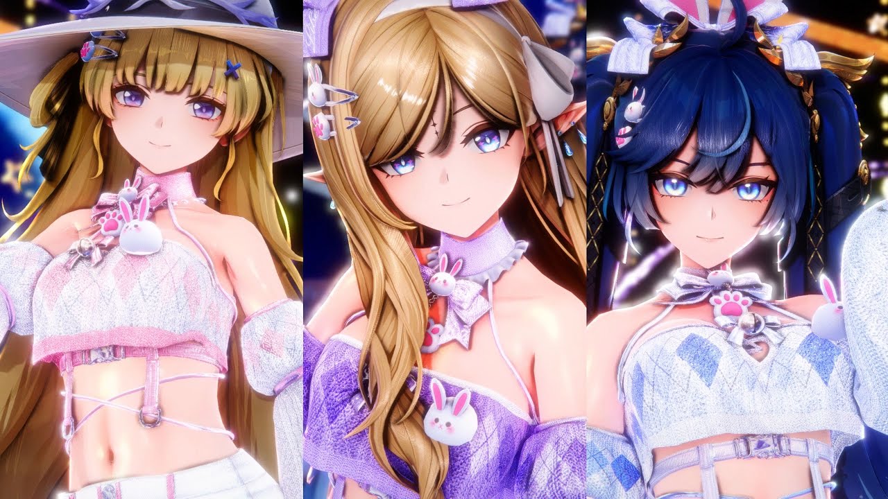 Wuthering Waves｜Gaze on Me！｜Cartethyia × Phoebe × Iuno #WutheringWaves #MMD