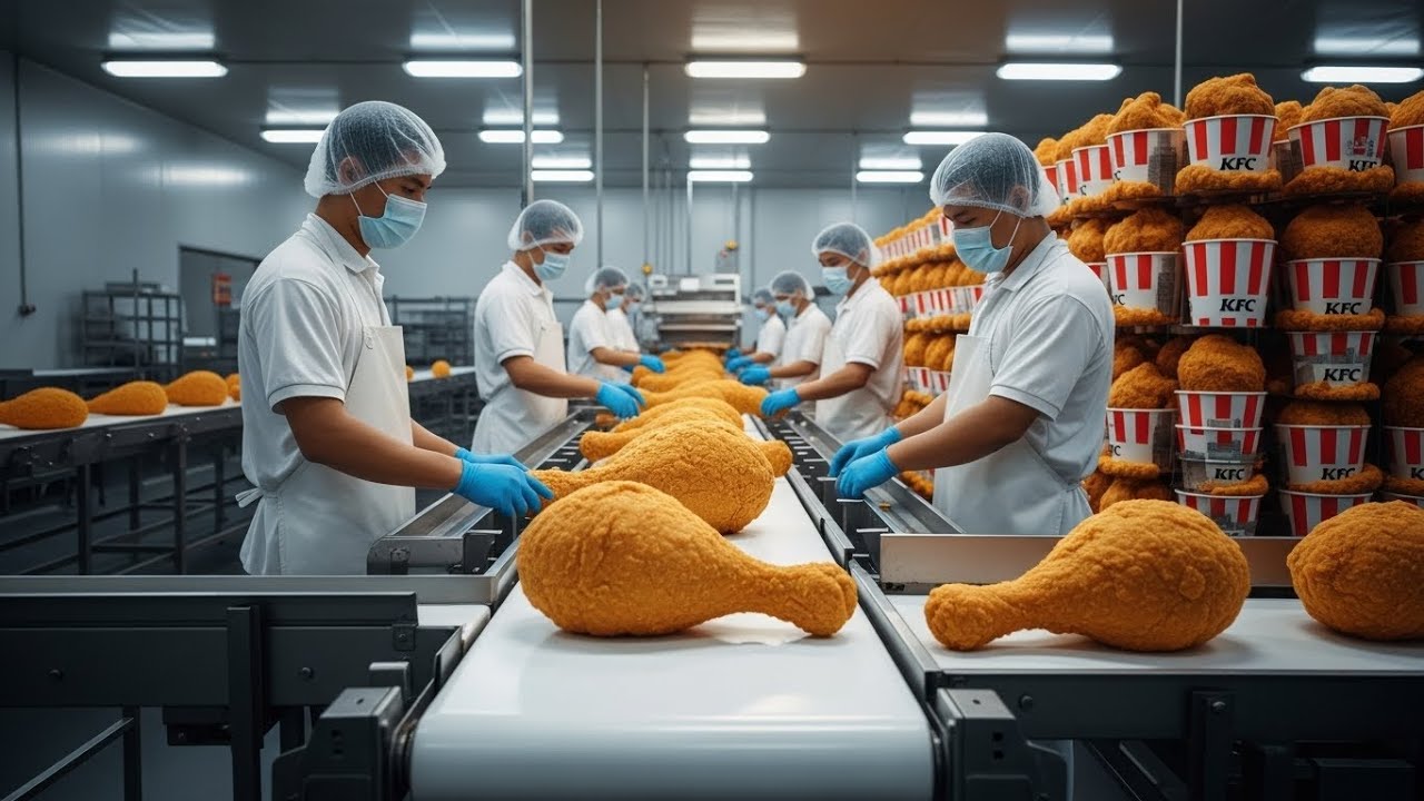 Inside the KFC Factory: How Tiny Chicks Become Crispy Chicken – Full Process